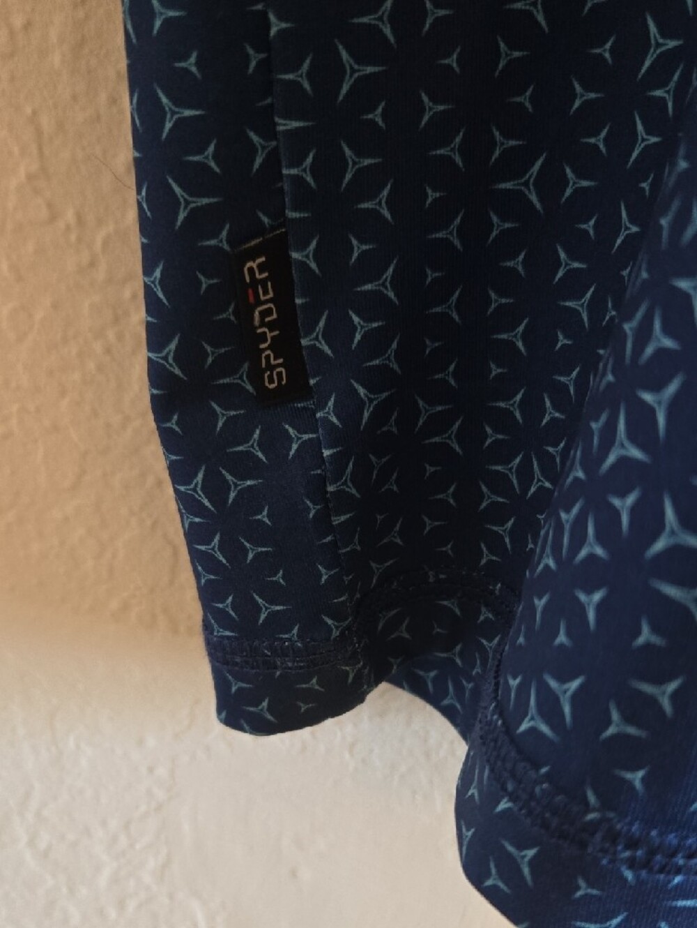 Spyder Men’s Navy Performance Tee with Subtle Pattern - XL - Picture 10 of 16